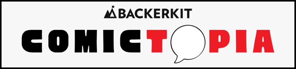 BackerKit Comictopia 2024 banner logo